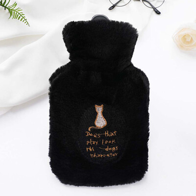 

Soft Plush Hot Water Bottle Rubber Bag Hand Feet Body Warmer Winter Gifts