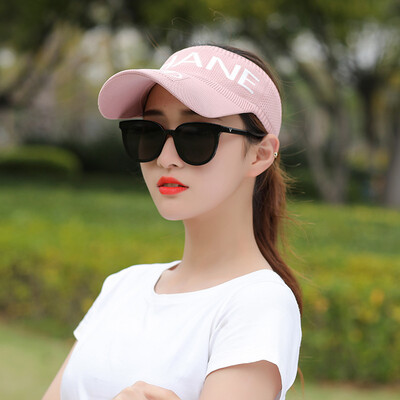 

Empty top hat womens spring&summer leisure Korean mix&match sweet letter baseball cap knitting cap outdoor sun hat