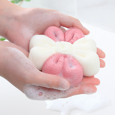 

Gobestart Flower Loofah Bath Shower Sponge Pouf Mesh Ball Exfoliating Premium Scrubber