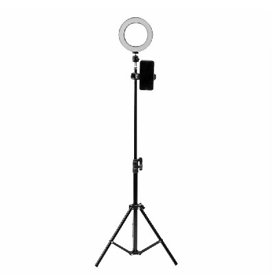 

E-D Loop Light Photo Video Dimmable Lamp Tripod Selfie Camera Phone Stand