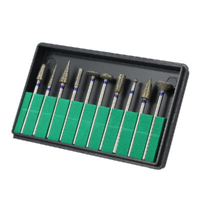 

10PCS Tungsten Carbide Dental Drills Nail Drill Dental Treatment Drill Nail Art Drill