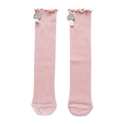 

Baby Girls Casual Knee High Socks Tube Ruffled Flower Design Infants Toddlers Stockings