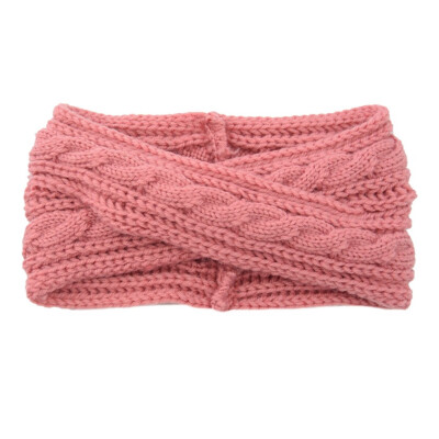 

Women Winter Warm Knitting Headbands Lady Wool Crochet Hairband Turban Head wear