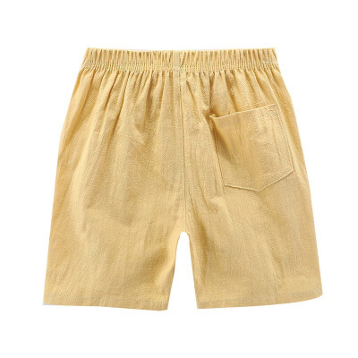 

Summer Children Trousers Solid Short Pants Kids Knee Length Casual Baby Boys Cotton Shorts