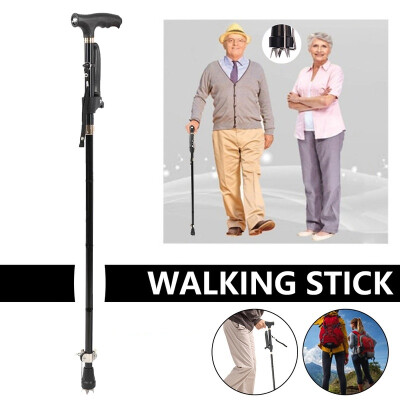 

Outdoor Adjustable Folding Lightweight Trekking Poles Hiking Pole Walking Stick Cane