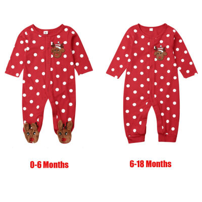 

Christmas Newborn Baby Girls Boys Clothes Deer Romper Jumpsuit Outfits