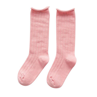 

5 Colors Baby Girl Cute Solid Color Long Socks Kids Soft Over Knee Socks for Children Girls