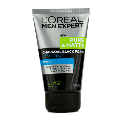 

LOREAL - Men Expert Pure & Matte Icy Effect Charcoal Black Foam 100ml34oz