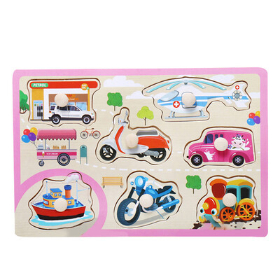

Tailored Childrens Puzzle Grasp Board Puzzle Birthday Boy Girl Educational Toy