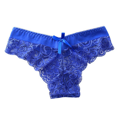 

Women Sexy Transparent Lace Hollow Exquisite Soft Low-rise Briefs Sweet Modern High Stretch Thong Panties