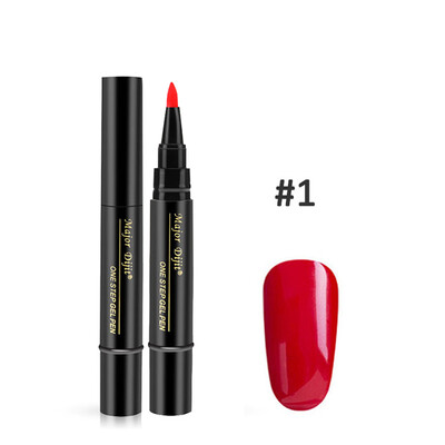 

Major Dijit One Step Nail Gel Polish Nail Brush Pen Do Not Need Base Top Coat LED UV Lamp Gel Lacquer Nail Art