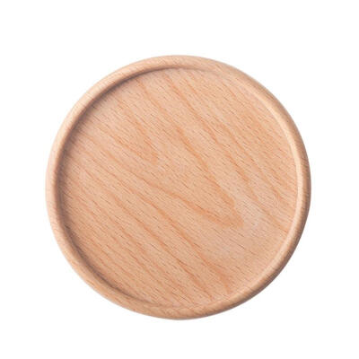 

Retro Beech Black Walnut Wood Coaster Insulation Cup Mat Household Square Round Coaster Home Decoration Accessories