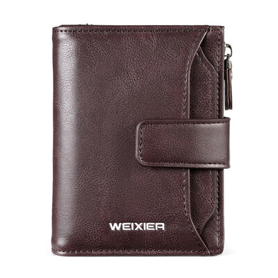 

Weixier Portable Faux Leather Men Wallet Purse Card Money Storage Bag Holder
