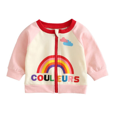 

Baby Girls Jacket Autumn Long Sleeve Fashionable Baby Coat Cartoon Cotton Jacket For Boys Kids Clothes Outfit Overcoat