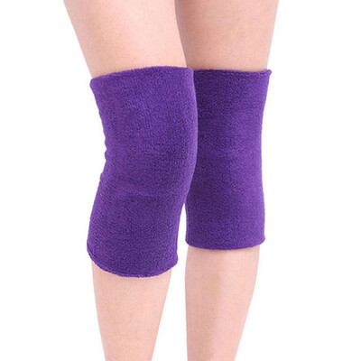 

2PCSLot Breathable Warm Towel Non-slip Dance Ski Knee Pads Sport Leg Sleeve Kneelet Soft Knee Pad Knee Support warm protection