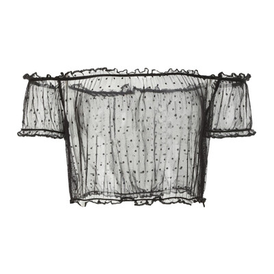 

Sexy Off Shoulder Tank Tops Women Summer Casual New Short Sleeve Lace Crop Top Ladies Black Fashion Hollow Out Mesh Tops
