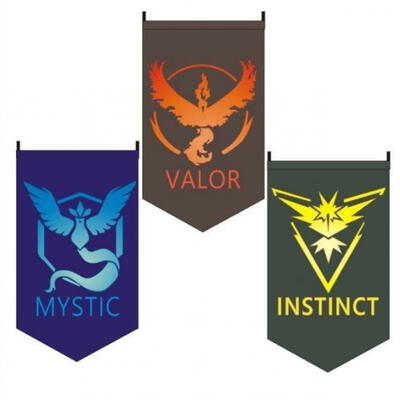 

2016 Pokemon Go Team Valor Mystic Instinct Flag Grommets Indoor Outdoor Banner