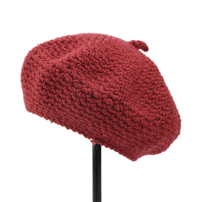 

Tailored Fashion Women Winter Down Headgear Solid Color Pile Cap Casual Earmuffs Hat