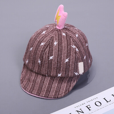 

Casual Fashion Baby Printing Hats Kids Toddler Cute Cartoon Visors Childrens Caps
