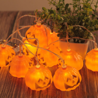 

〖Follure〗165Meter Battery Operated Halloween Pumpkin LED String Lights Halloween holiday Christmas Party Garden Decoration Lights