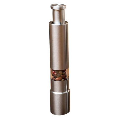 

Gobestart Stainless Steel Thumb Push Salt Pepper Spice Sauce Grinder Mill Muller Stick