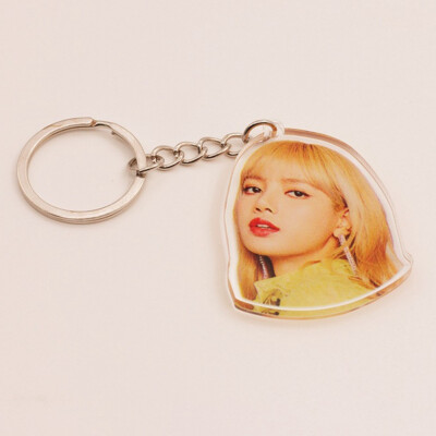 

Kpop Blackpink Keychain Acrylic Key Chain Keyring Key Tags Bag Purse Phone Pendant