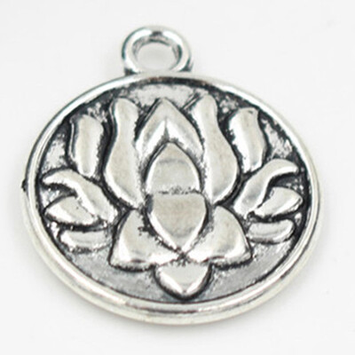 

Wholesale Tree Yoga Charm Jewelry Findings Antique Silver Charms DIY Making Pendant