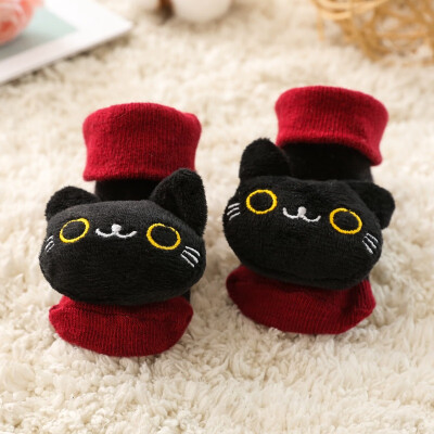 

Newborn Baby Cartoon Soft Soled Sock Boys Girls Infant Toddler Anti-slip Floor Socks 6 Colors