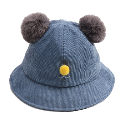 

Autumn Winter Baby Hat Kids Boys Girls Children Outdoor Corduroy Bucket Hat Winter Beach Sun Cap