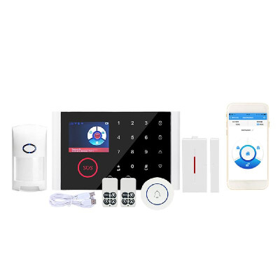 

CS108 WiFiGSMGPRS 3 IN 1 Network Intelligent Voice Home Alarm System 433MHz Home Secure Door Bell SmartAlertor