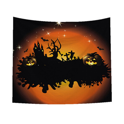 

Toponeto Halloween Trick Or Treat Horror Wall Hanging Home Decor Accessories Blanket