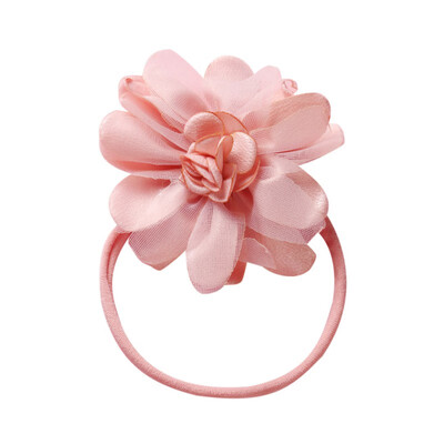 

Fashion New Style Baby Kids Girls Hair Ties 8 Colors Sweet Solid Color Elastic HairBand Rope Flower Decoration Princess Hair Tie