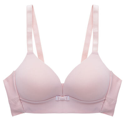 

Seamless Women Bras Fashion Girls Push Up Lingerie Sexy Thin Section Bow Gathered Bra