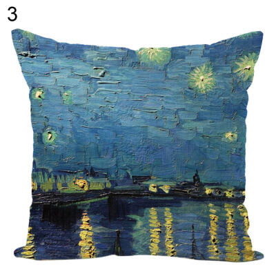 

FieldStarry SkyFlower Throw Pillow Case Cushion Cover Sofa Bed Car Home Decor