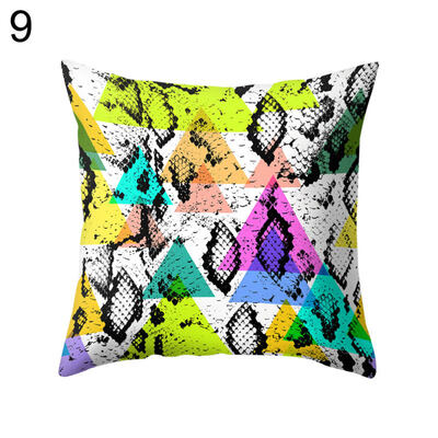 

Multicolor Abstract Pattern Throw Pillow Case Cushion Cover Bedding Articles