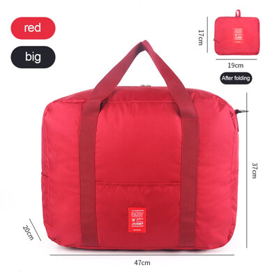 

Waterproof Duffel Storage Bags Hand Luggage Pouch Large Capacity Casual Clothes Handbag Foldable Shoulder Bag Suitcase Tote Bags