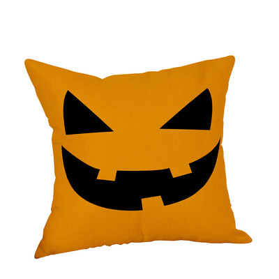 

〖Follure〗Halloween Pillow Cases Linen Sofa Pumpkin ghosts Cushion Cover Home Decor