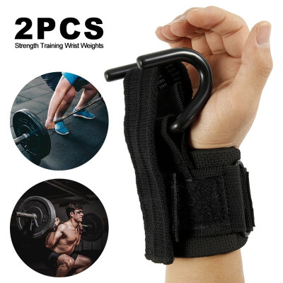 

1Pair Weight Lifting Training Gym Hook Grip Strap Glove Wrist Support