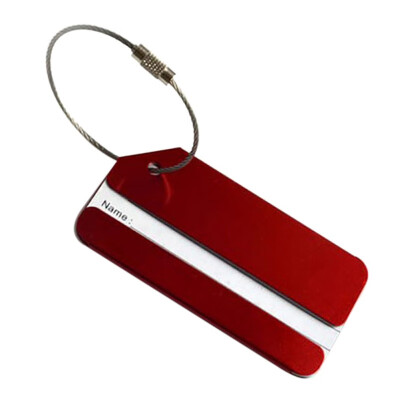 

Stainless steel ring outdoor camping luggage tag boarding metal luggage aircraft consignment elevator outdoor tools