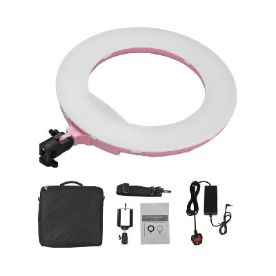 

LED Ring Light 192 Pieces LEDs Anchor Live Light 3200K to 5500K Color Temperature 38W Power Ring Video Lamp for Makeup Camera Phon