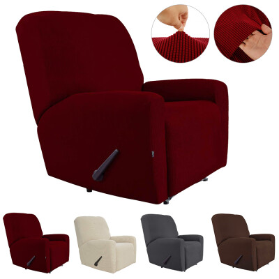 

High Stretch Sofa Cover Furniture Stretch Recliner Slipcovers Durable Soft Form Fit Stretch Stylish Recliner CoverProtector
