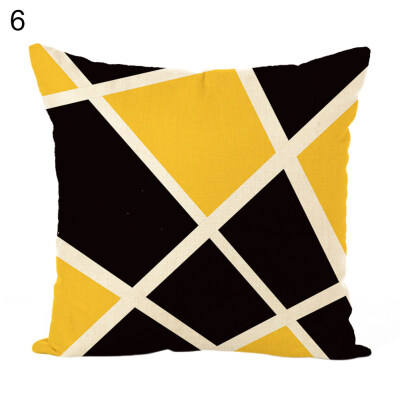 

45x45cm Rhombus Design Cushion Cover Pillow Case Home Cafe Sofa Bed Car Decor