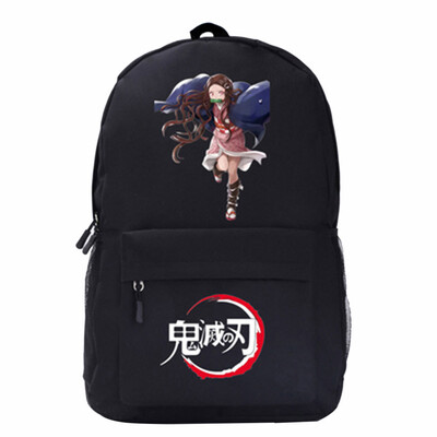 

Demon Slayer Kimetsu no Yaiba School Bag Anime Large Capacity Backpack for Travel Hiking Outdoor Camping Daily Use