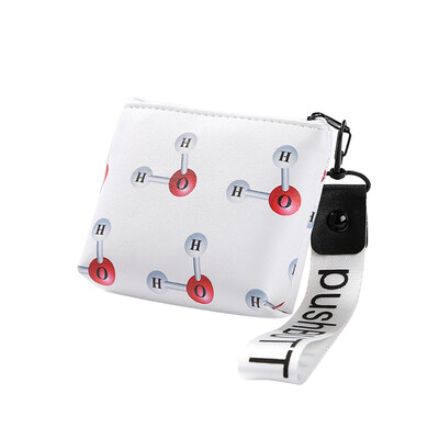 

Toponeto Waterproof Zipper Pencil Case Cute Geometry Portable Key Coin Purse Makeup Bag