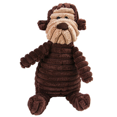 

Gobestart Pet Cat Dog Squeaky Toy Squeaker Sound Chew Fetch Interactive Plush Toy