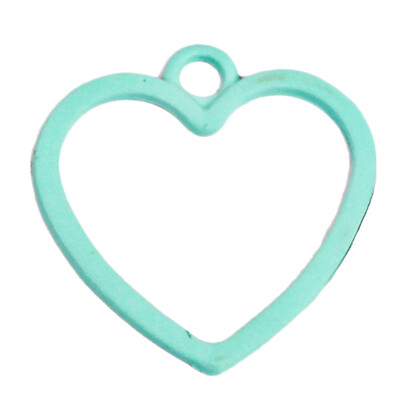 

Diy Korean Jewelry Accessories Spray Paint Alloy Sweet Love Small Pendant Accessories