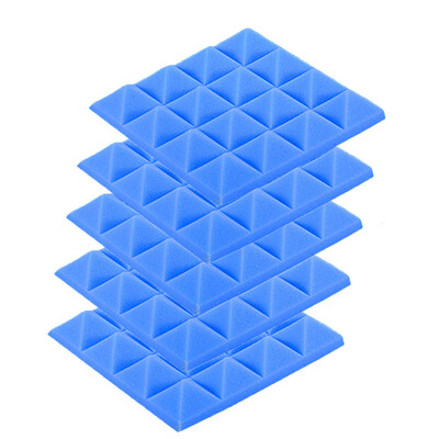 

Toponeto 5Pcs Acoustic Foam Panel Sound Stop Absorption Sponge Studio KTV Soundproof