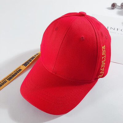 

Boy Girls Caps Baseball Hat Kids Summer Hats Long belt Letter printing child caps Hip Hop Hats Cap Sun Hats 3-8T
