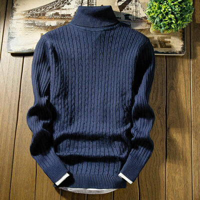 

Men Outwear Tops Knitted Jumper Long Sleeve Plus Size Sweater Winter Pullover