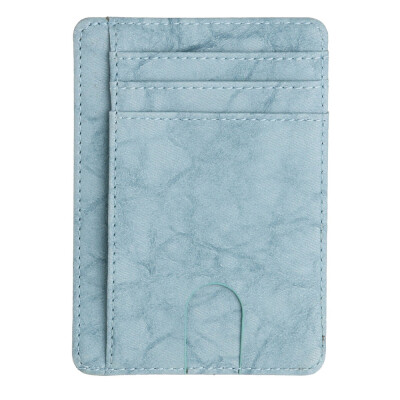 

Gobestart New Mens Leather Wallet Thin Credit Card Holder ID Case Purse Bag